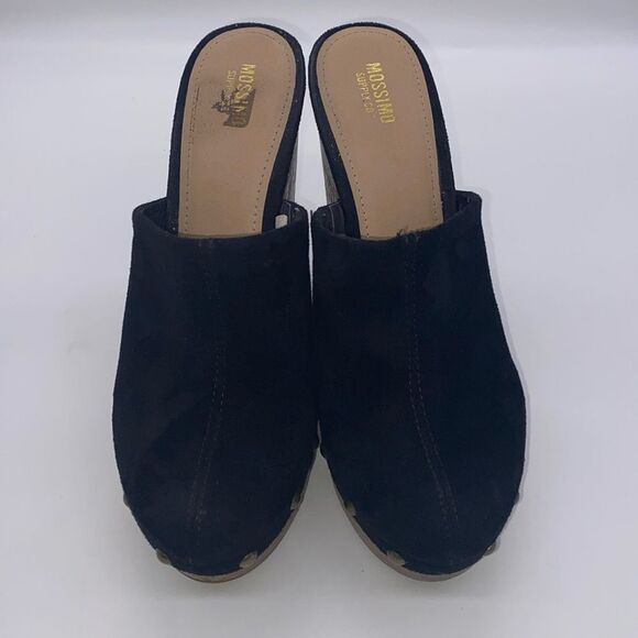 ✨🖤✨Timeless Boho Vegan Suede Hippie Black & Brown Mules Clogs ✨🖤✨ - Picture 8 of 14